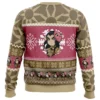 Chibi Christmas Haganezuka Hotaru DS PC Ugly Christmas Sweater back mockup - Demon Slayer UK Shop
