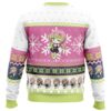 Chibi Christmas Mitsuri Kanroji DS PC Ugly Christmas Sweater back mockup - Demon Slayer UK Shop