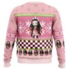 Chibi Christmas Nezuko DS PC Ugly Christmas Sweater back mockup - Demon Slayer UK Shop