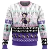 Chibi Christmas Shinobu Kocho DS PC Ugly Christmas Sweater front mockup - Demon Slayer UK Shop