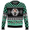 Chibi Christmas Tanjiro DS PC Ugly Christmas Sweater front mockup 1 - Demon Slayer UK Shop