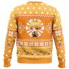 Chibi Christmas Zenitsu Agatsuma DS PC Ugly Christmas Sweater back mockup - Demon Slayer UK Shop