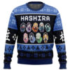 Chibi Hashira Demon Slayer Ugly Christmas Sweater FRONT mockup - Demon Slayer UK Shop