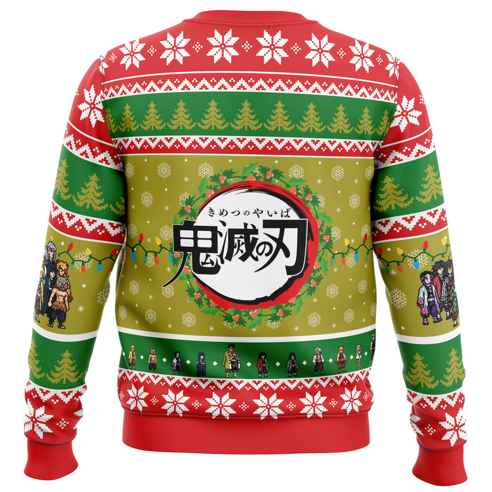 Christmas Demon Slayer Squad Demon Slayer Ugly Christmas Sweater - Image 4
