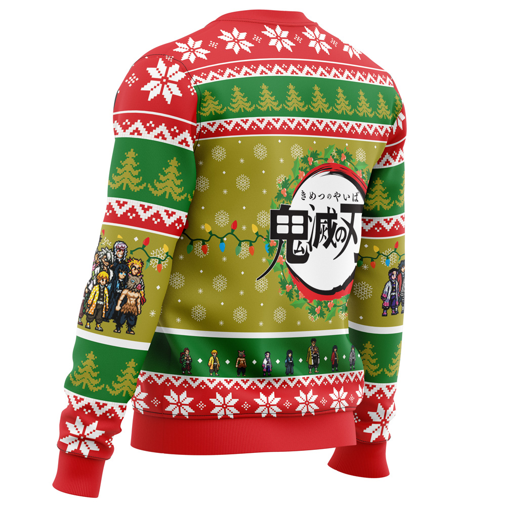 Christmas Demon Slayer Squad Demon Slayer Ugly Christmas Sweater - Image 3
