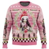 Christmas Nezuko Demon Slayer men sweatshirt FRONT mockup - Demon Slayer UK Shop