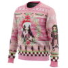 Christmas Nezuko Demon Slayer men sweatshirt SIDE FRONT mockup - Demon Slayer UK Shop