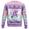 Christmas Shinobu Demon Slayer men sweatshirt BACK mockup - Demon Slayer UK Shop