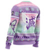 Christmas Shinobu Demon Slayer men sweatshirt SIDE BACK mockup - Demon Slayer UK Shop