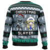 Christmas Slayer Goblin Slayer Ugly Christmas Sweater BACK mockup - Demon Slayer UK Shop