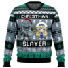 Christmas Slayer Goblin Slayer Ugly Christmas Sweater FRONT mockup - Demon Slayer UK Shop