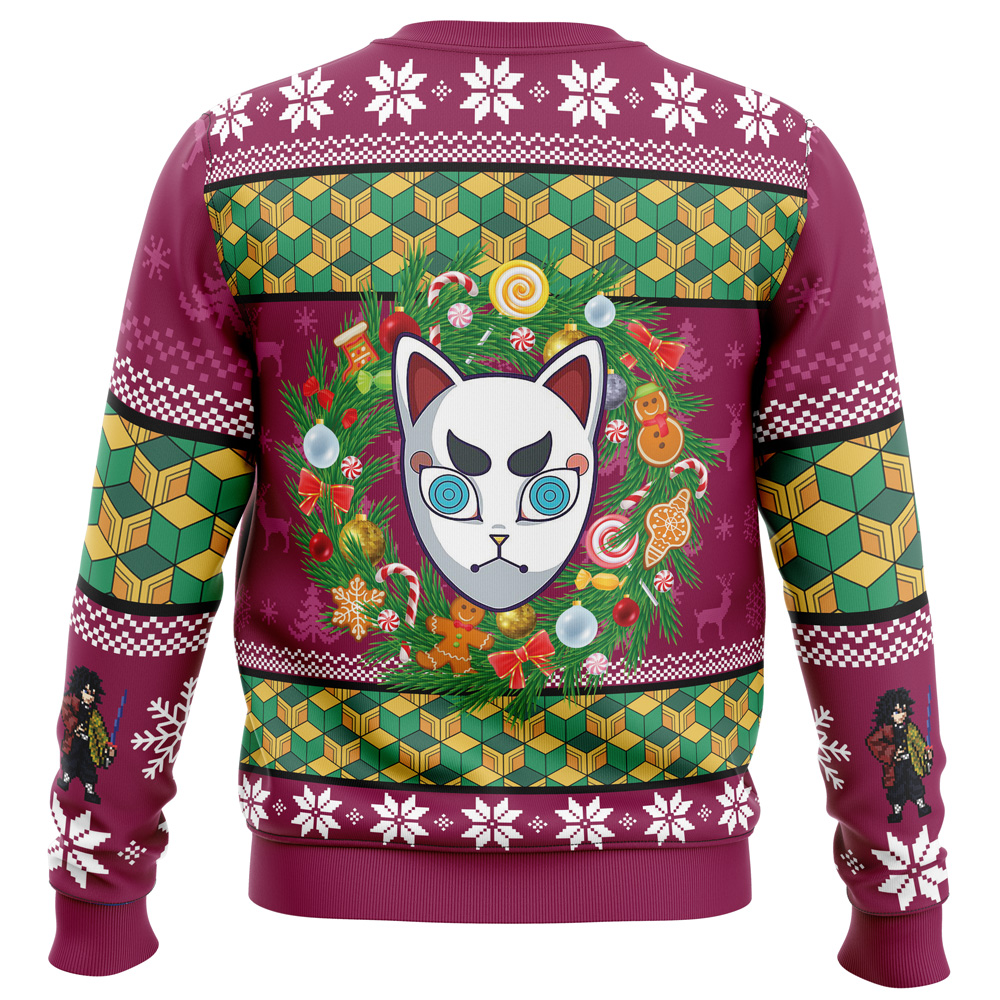 Christmas Giyuu Tomioka Demon Slayer Ugly Christmas Sweater - Image 4