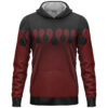 Doma Demon Slayer Lightweight Hoodie FRONT mockup - Demon Slayer UK Shop
