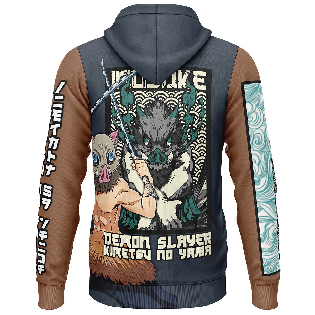 Hashibira Inosuke Demon Slayer Streetwear 3D Hoodie