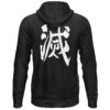 Hashira Uniform Demon Slayer Lightweight Hoodie BACK mockup - Demon Slayer UK Shop