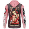 Kamado Nezuko Demon Slayer Streetwear Lightweight Hoodie BACK mockup - Demon Slayer UK Shop