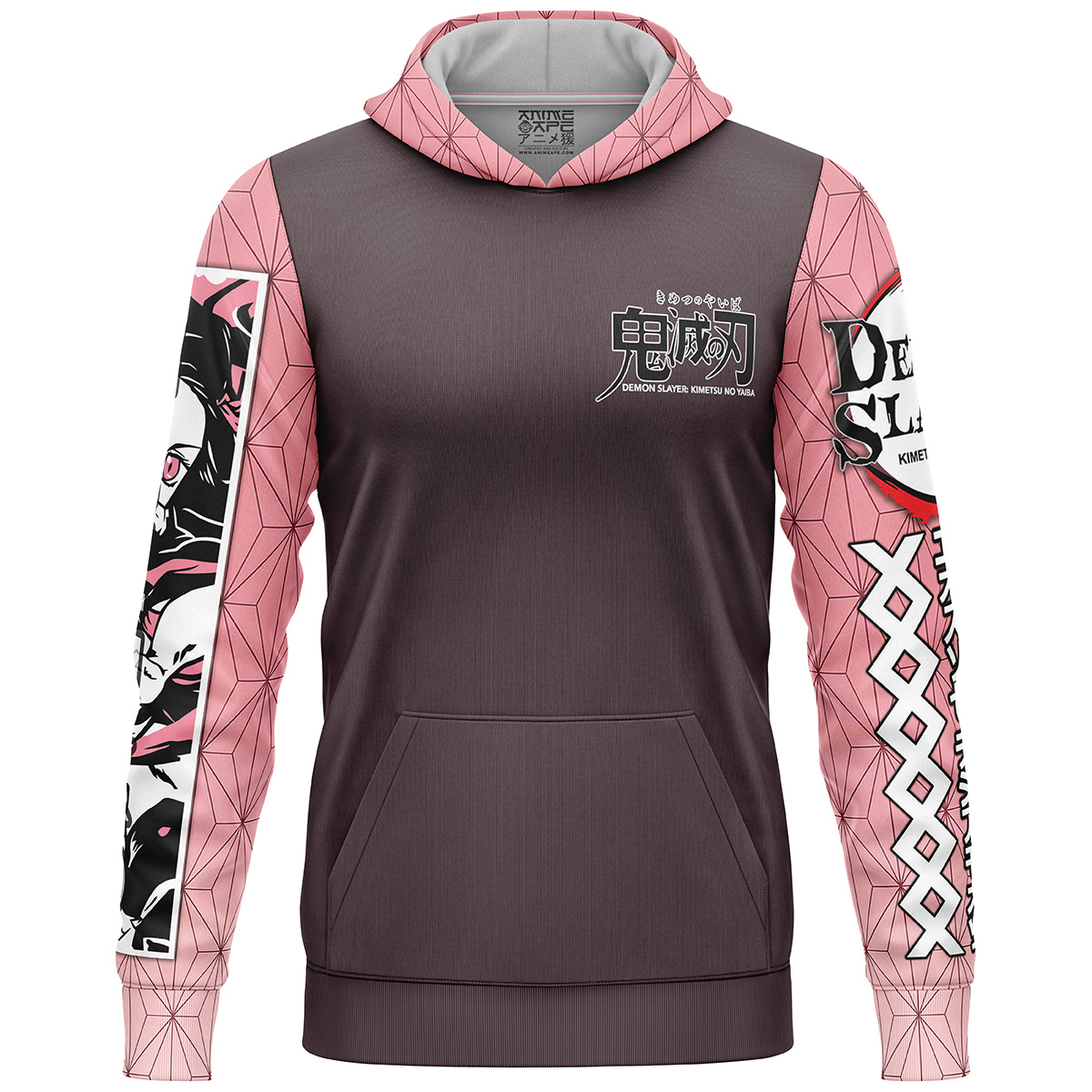 Kamado Nezuko Demon Slayer Streetwear  3D Hoodie - Image 2