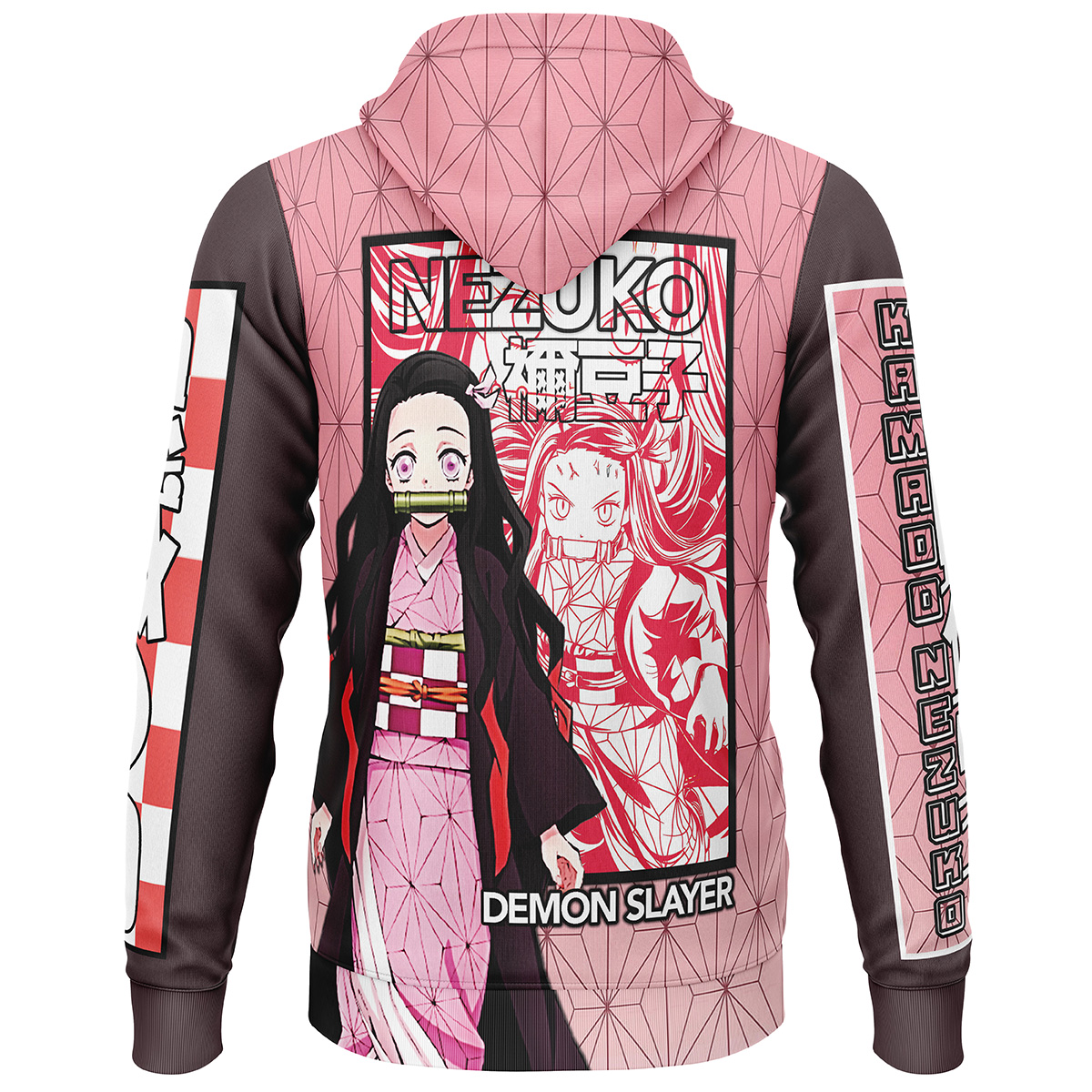 Kamado Nezuko Haori Demon Slayer Streetwear  3D Hoodie