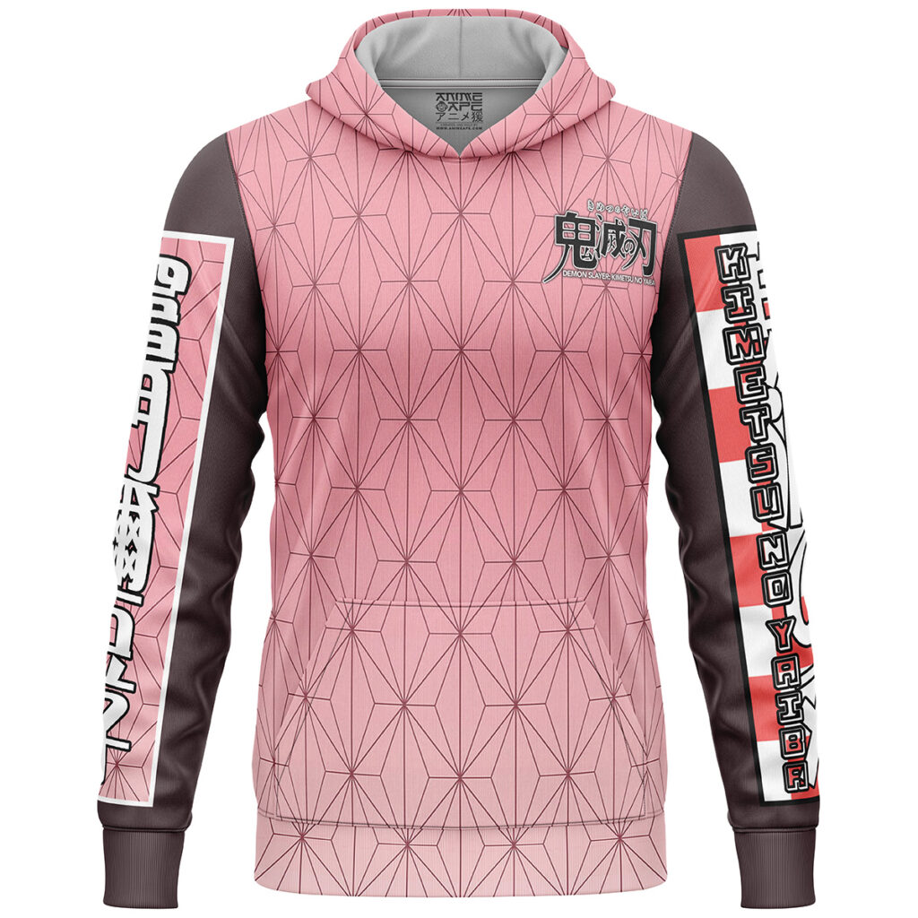 Kamado Nezuko Haori Demon Slayer Streetwear  3D Hoodie - Image 2