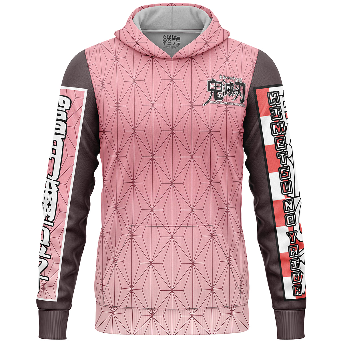 Kamado Nezuko Haori Demon Slayer Streetwear  3D Hoodie - Image 2