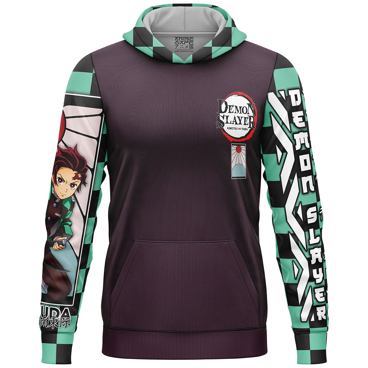 Kamado Tanjiro Demon Slayer Streetwear  3D Hoodie - Image 2
