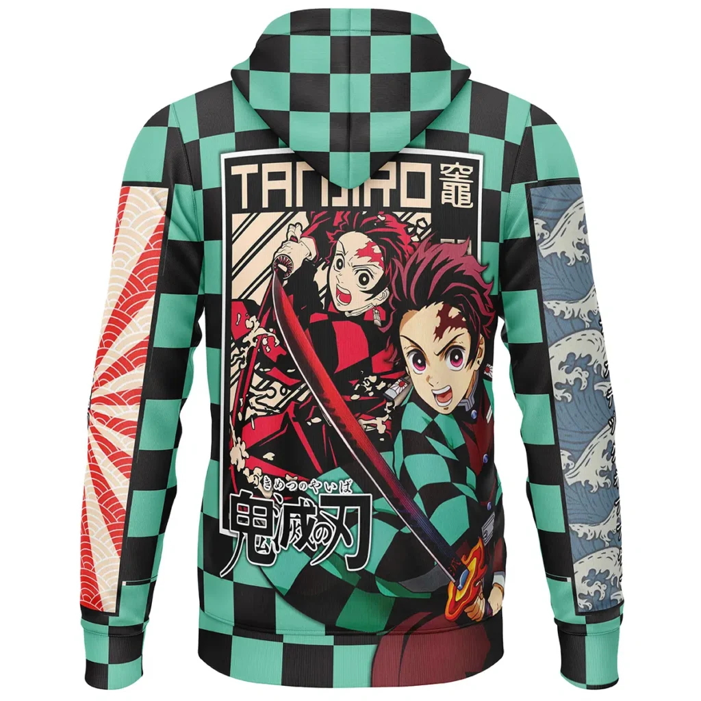 Kamado Tanjiro Haori Demon Slayer Streetwear  3D Hoodie