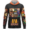 Katsuki Bakugo V2 My Hero Academia Streetwear Lightweight Hoodie FRONT mockup - Demon Slayer UK Shop