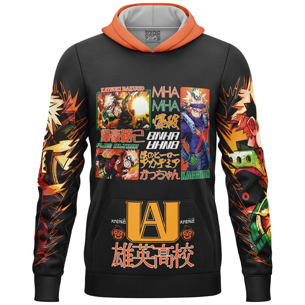 Katsuki Bakugo V2 Demon Slayer Streetwear  3D Hoodie - Image 2