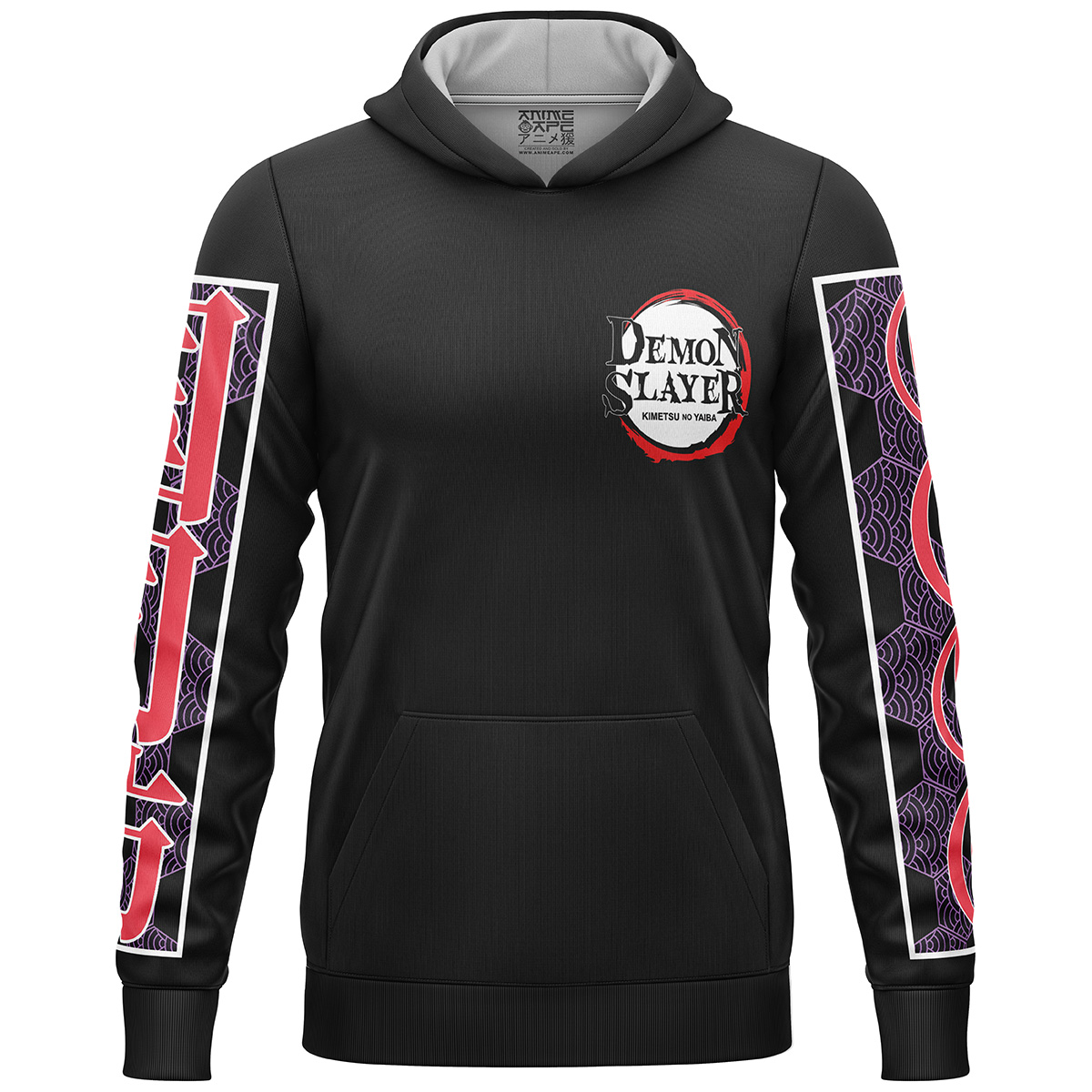 Kokushibo Demon Slayer Streetwear  3D Hoodie - Image 2