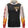 Kyojuro Rengoku Demon Slayer Streetwear Lightweight Hoodie FRONT mockup - Demon Slayer UK Shop