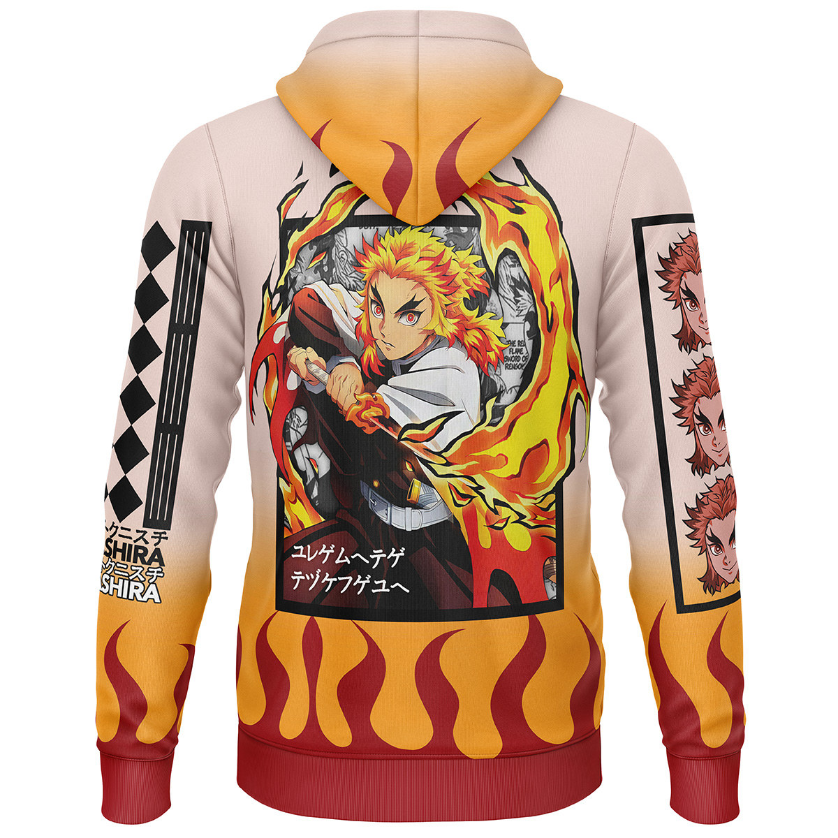 Kyojuro Rengoku Haori Demon Slayer Streetwear  3D Hoodie