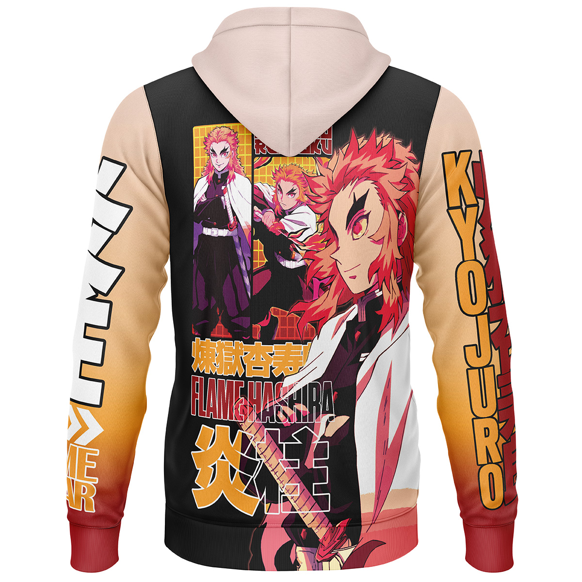 Kyojuro Rengoku V2 Demon Slayer Streetwear  3D Hoodie