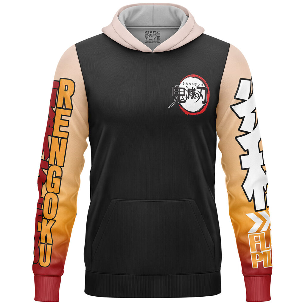 Kyojuro Rengoku V2 Demon Slayer Streetwear  3D Hoodie - Image 2