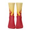 Kyojuru Rengoku Demon Slayer Socks BACK mockup - Demon Slayer UK Shop