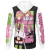 Mitsuri Kanroji V2 Demon Slayer Streetwear Lightweight Hoodie BACK mockup - Demon Slayer UK Shop