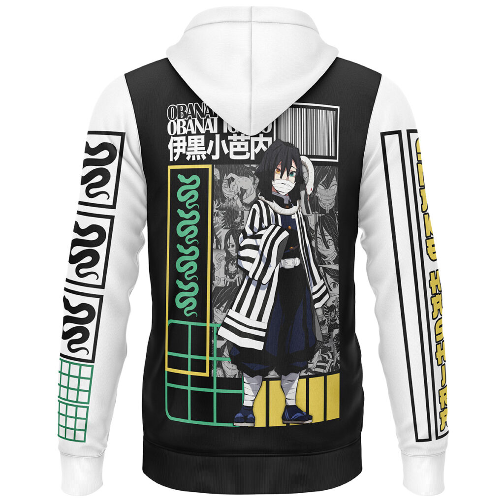 Obanai Iguro Demon Slayer Streetwear  3D Hoodie