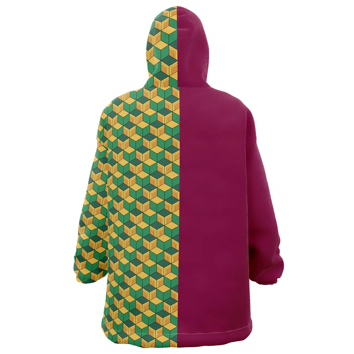 Giyu Tomioka Demon Slayer Snug Oversized Blanket Hoodie - Image 3