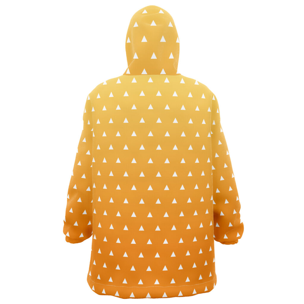 Zenitsu Agatsuma Demon Slayer Snug Oversized Blanket Hoodie - Image 3