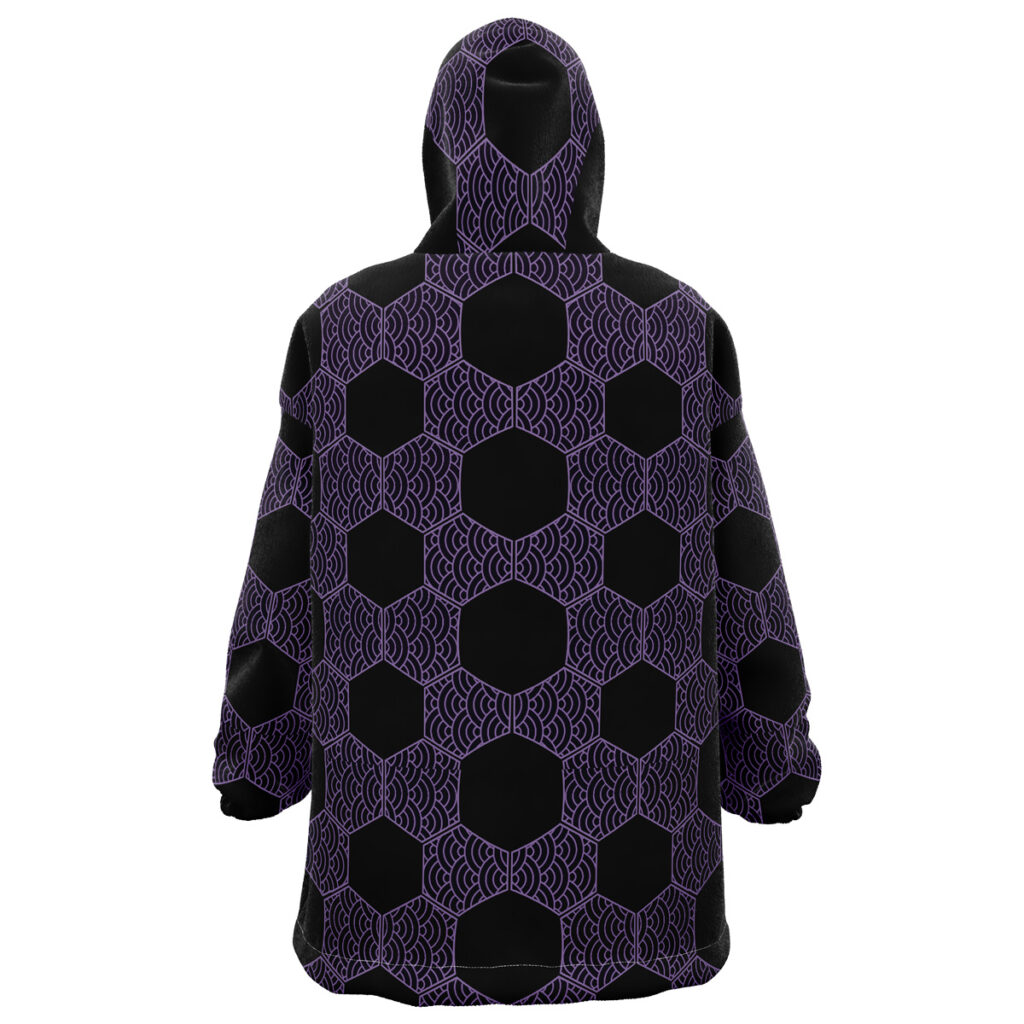 Kokushibo Demon Slayer Snug Oversized Blanket Hoodie - Image 3