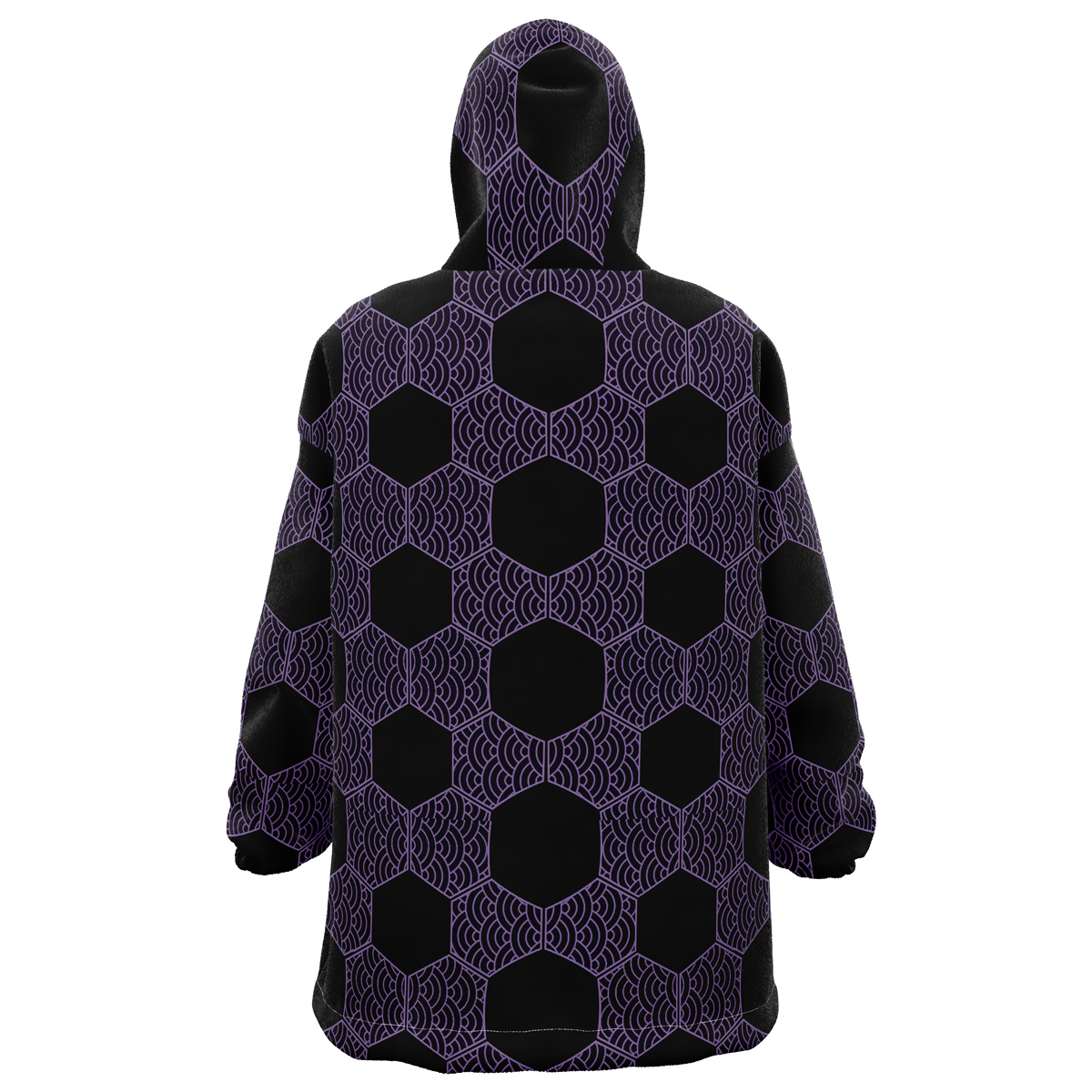 Kokushibo Demon Slayer Snug Oversized Blanket Hoodie - Image 3