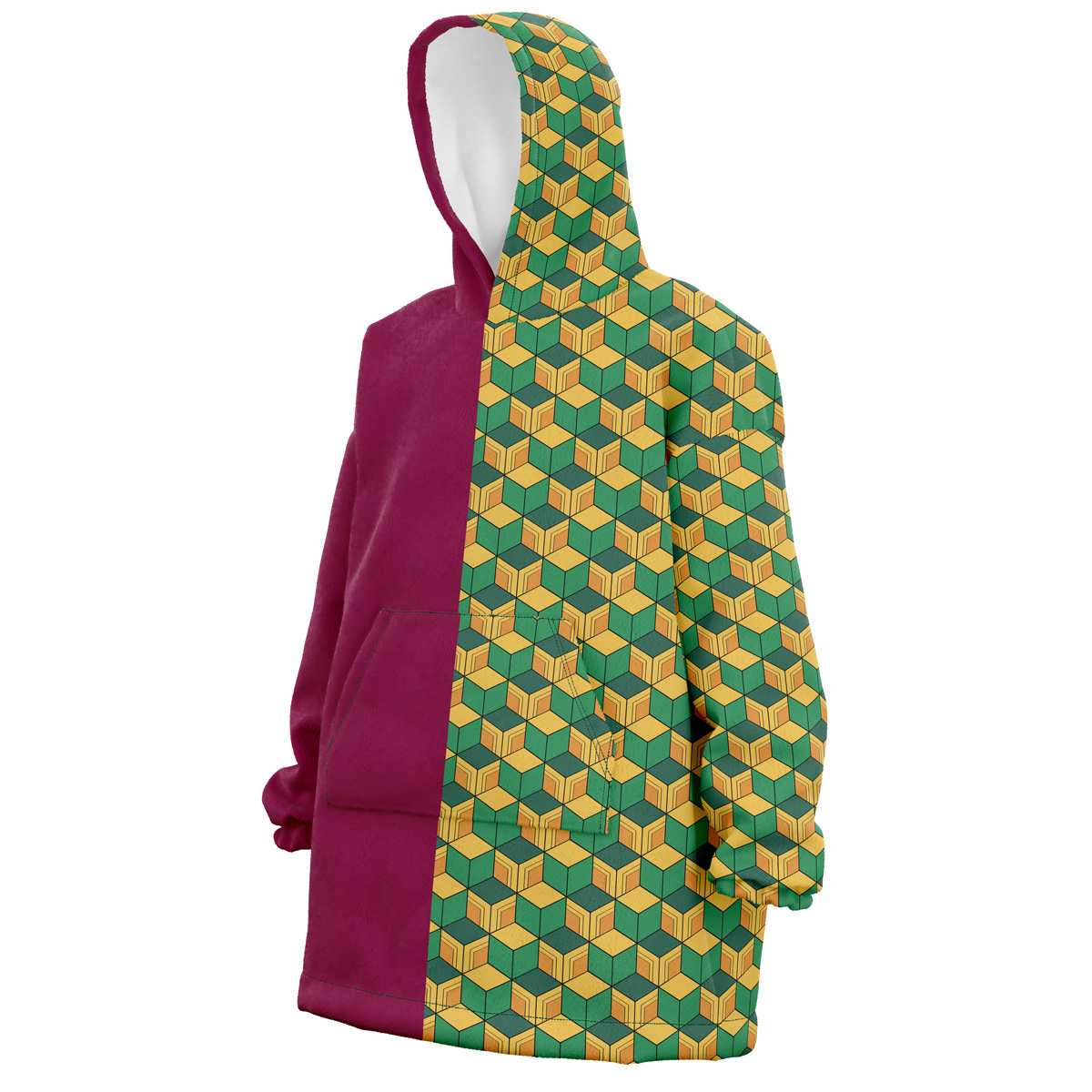 Giyu Tomioka Demon Slayer Snug Oversized Blanket Hoodie