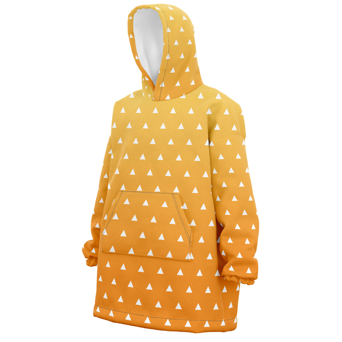 Zenitsu Agatsuma Demon Slayer Snug Oversized Blanket Hoodie