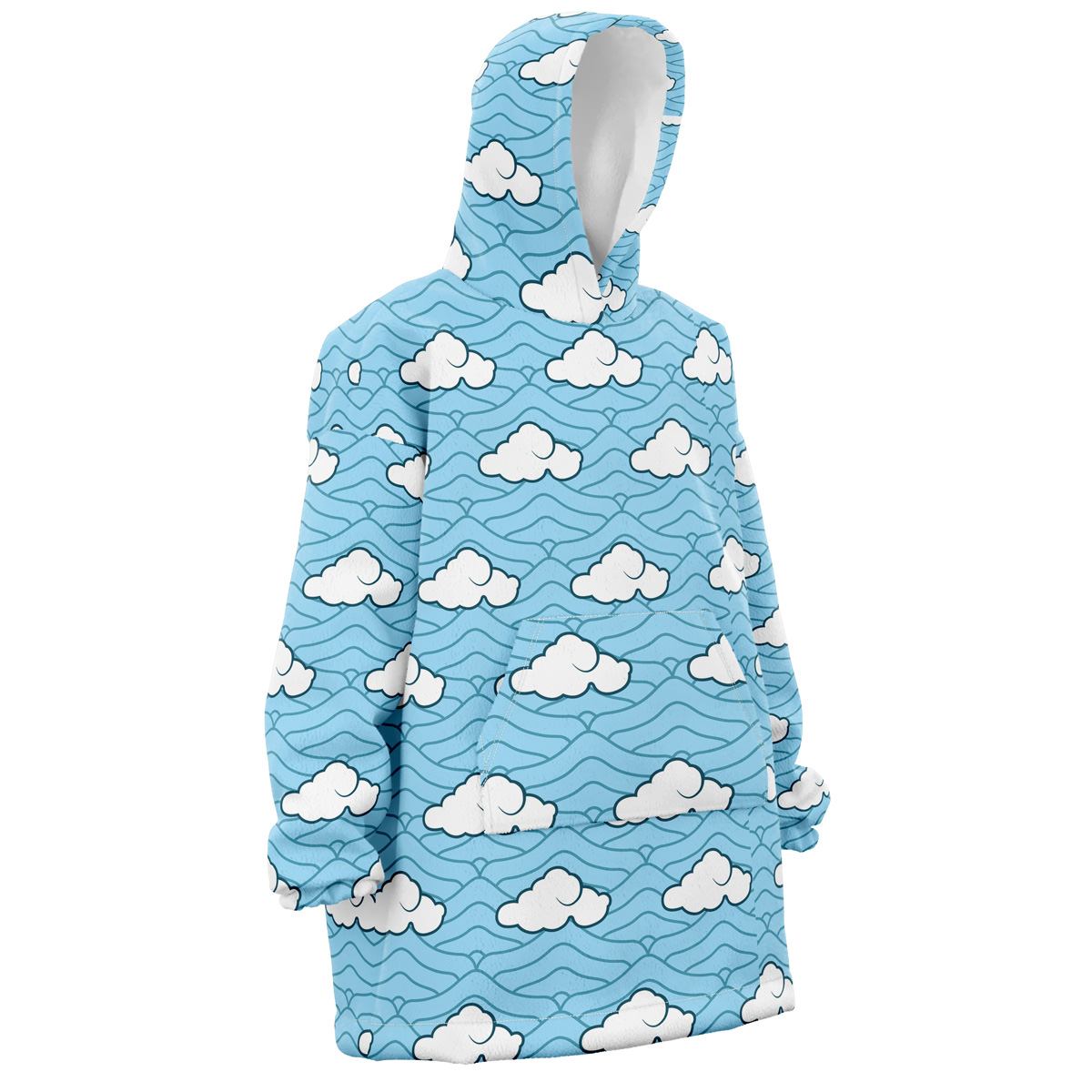 Sakonji Urokodaki Demon Slayer Snug Oversized Blanket Hoodie - Image 2