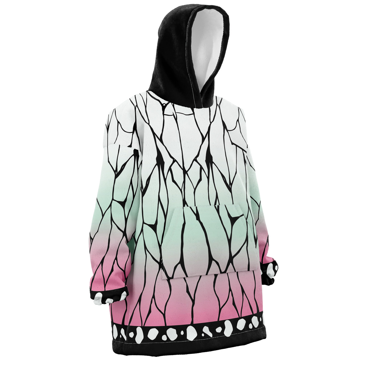 Shinobu Kocho Demon Slayer Snug Oversized Blanket Hoodie - Image 2