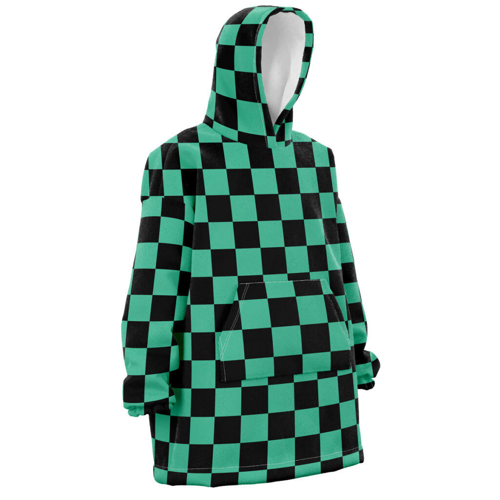 Tanjiro Kamado Demon Slayer Snug Oversized Blanket Hoodie - Image 2