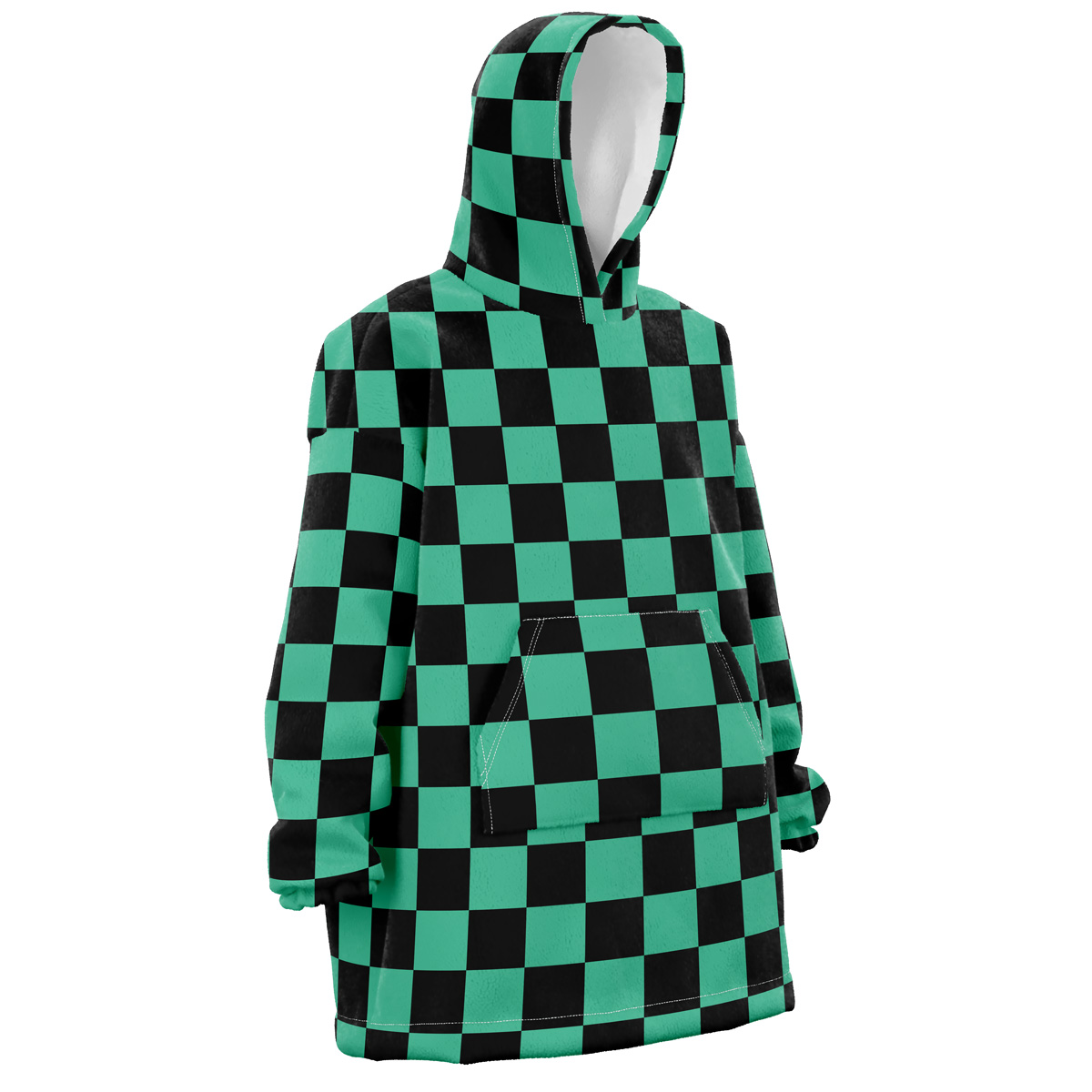 Tanjiro Kamado Demon Slayer Snug Oversized Blanket Hoodie - Image 2