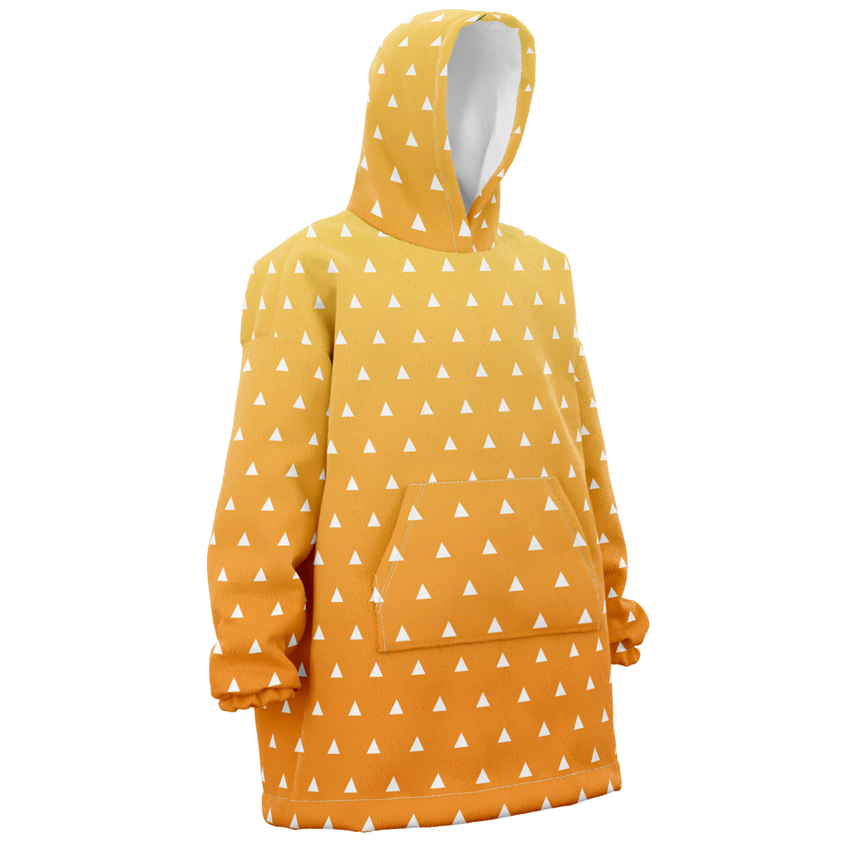 Zenitsu Agatsuma Demon Slayer Snug Oversized Blanket Hoodie - Image 2