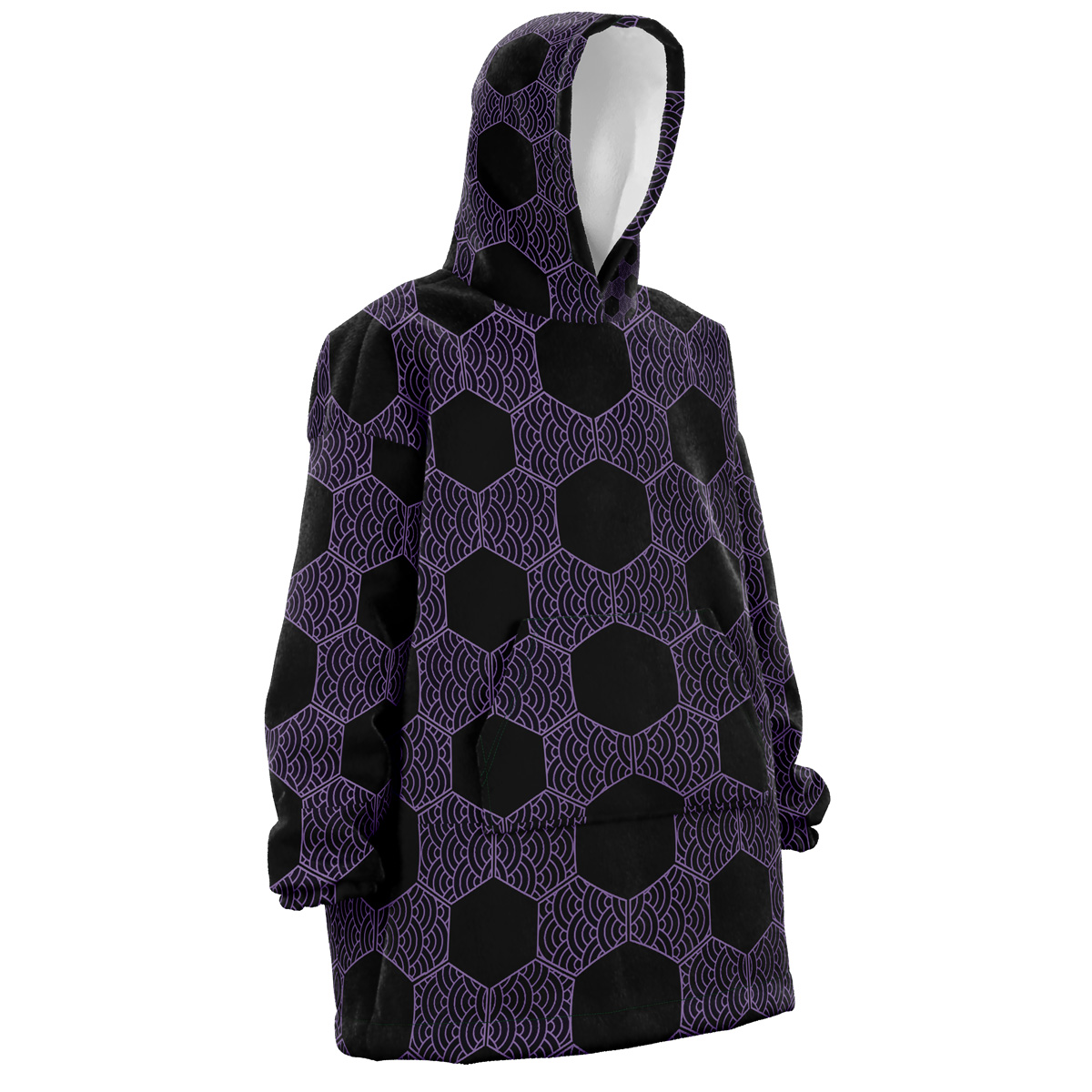 Kokushibo Demon Slayer Snug Oversized Blanket Hoodie
