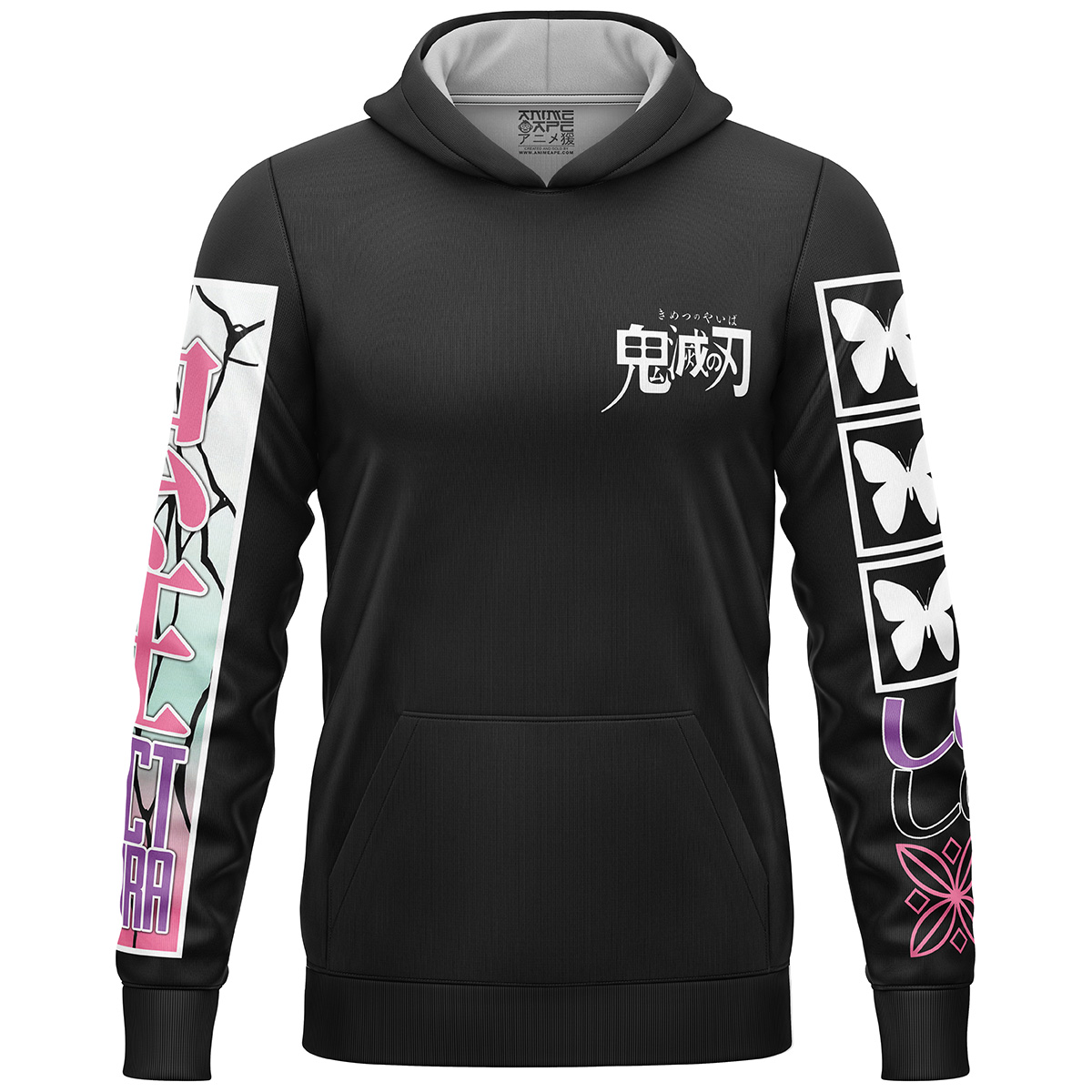 Shinobu Kocho V2 Demon Slayer Streetwear  3D Hoodie - Image 2