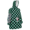 Snug Oversized Blanket Hoodie front right 43 - Demon Slayer UK Shop
